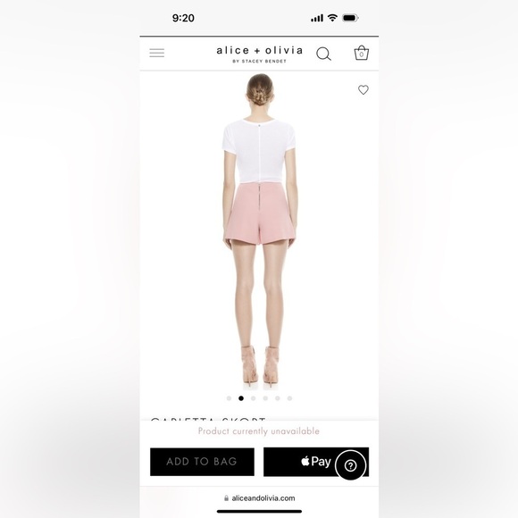 NWOT Alice + Olivia Carletta Skort in size 4 - Picture 3 of 10